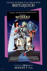 Beetlejuice (1988) reissue Poster